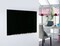 Audio-Visual Direct Magnetic Black Glass Dry-Erase Board Set Includes Magnets, Hardware & Marker Tray